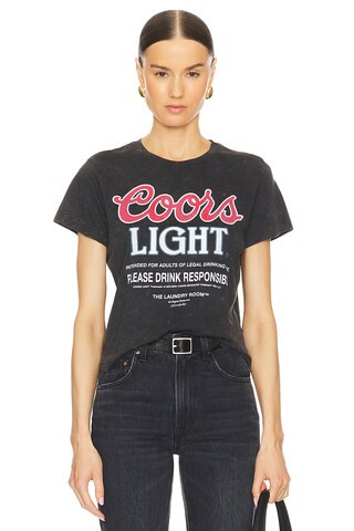 The Laundry Room Coors Light 1994 Perfect Tee in Black Snow from Revolve.com | Revolve Clothing (Global)