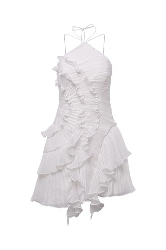 Amur Women's Velora Mini Dress, Ivory, 4 | Amazon (US)