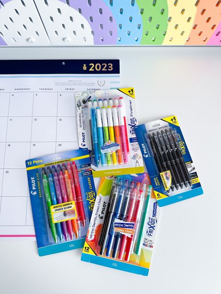 #ad Teachers- You’ve got to check out these FriXion Clicker pens! Not only do they write smooth and come in cute colors, but they are also ERASABLE! FriXion's thermosensitive ink disappears with erasing friction, making it the first and only STEM pen. In addition to heat generated from erasing friction, FriXion's thermosensitive ink will "erase" with other heat as well, such as a blowdryer or microwave. Wouldn’t that make a cool demo to share with your class? To restore FriXion's color, cool to at least 14°F and ink will reappear!

@Target @pilotpenusa #Target #TargetPartner #PilotPen #PowerToThePen #FriXion

#LTKBacktoSchool #LTKFind