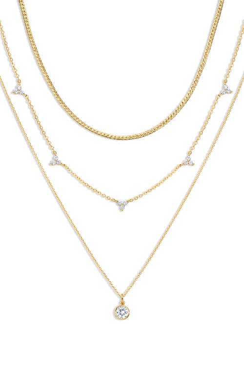 Electric Picks Three Wishes Necklace in Gold at Nordstrom | Nordstrom