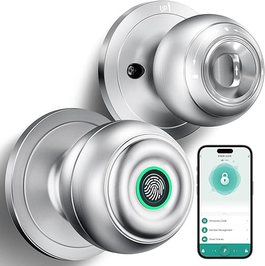 Fingerprint Door Lock, Smart Fingerprint Door Knob with Lock, Biometric Door Locks with App Contr... | Amazon (US)