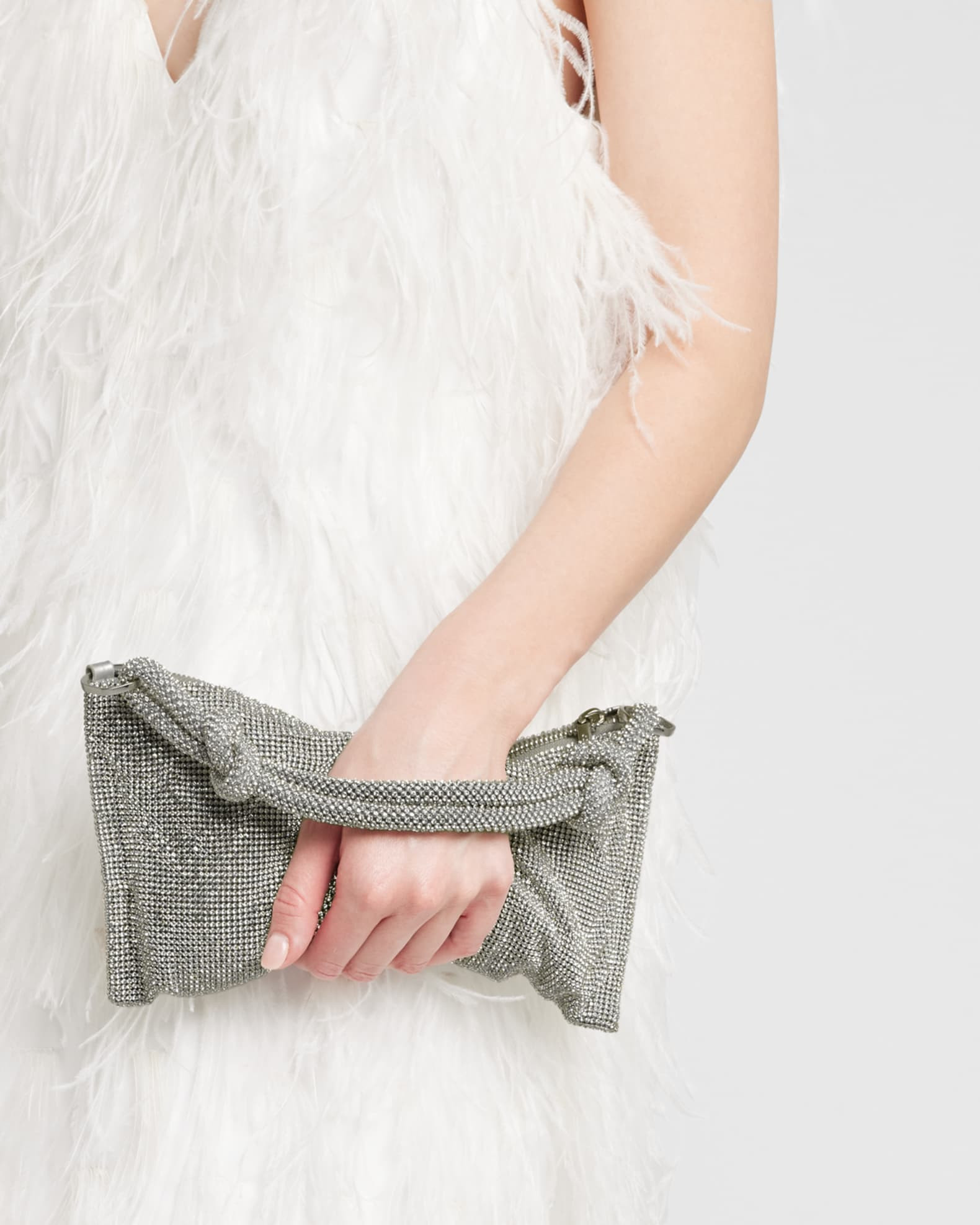Cult Gaia Hera Nano Knotted Embellished Shoulder Bag | Neiman Marcus