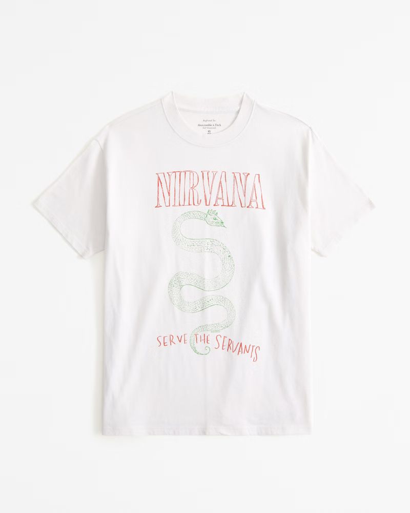 Oversized Nirvana Graphic Tee | Abercrombie & Fitch (US)