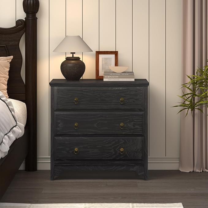 Chogori Solid Wood Dresser for Bedroom- Natural Wood Veneers & Water Based Paint Finished- Vintag... | Amazon (US)