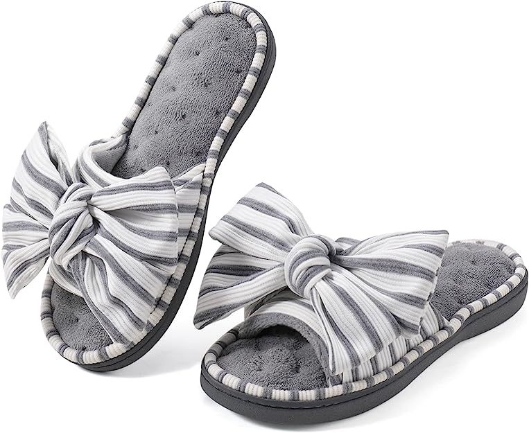 ULTRAIDEAS Women's Eurytides Slide Slippers Memory Foam House Shoes | Amazon (US)