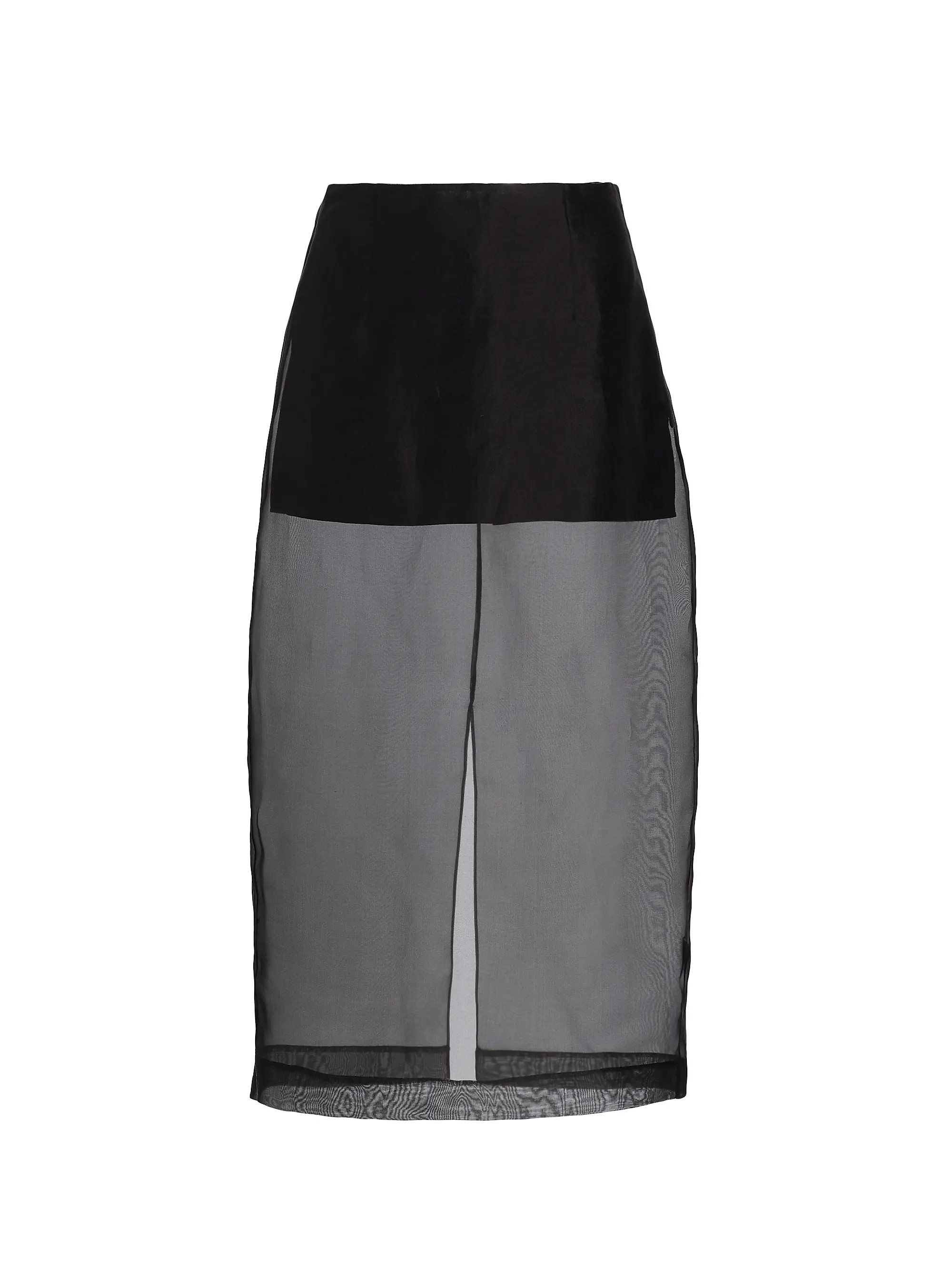 The Silk Organza Midi-Skirt | Saks Fifth Avenue