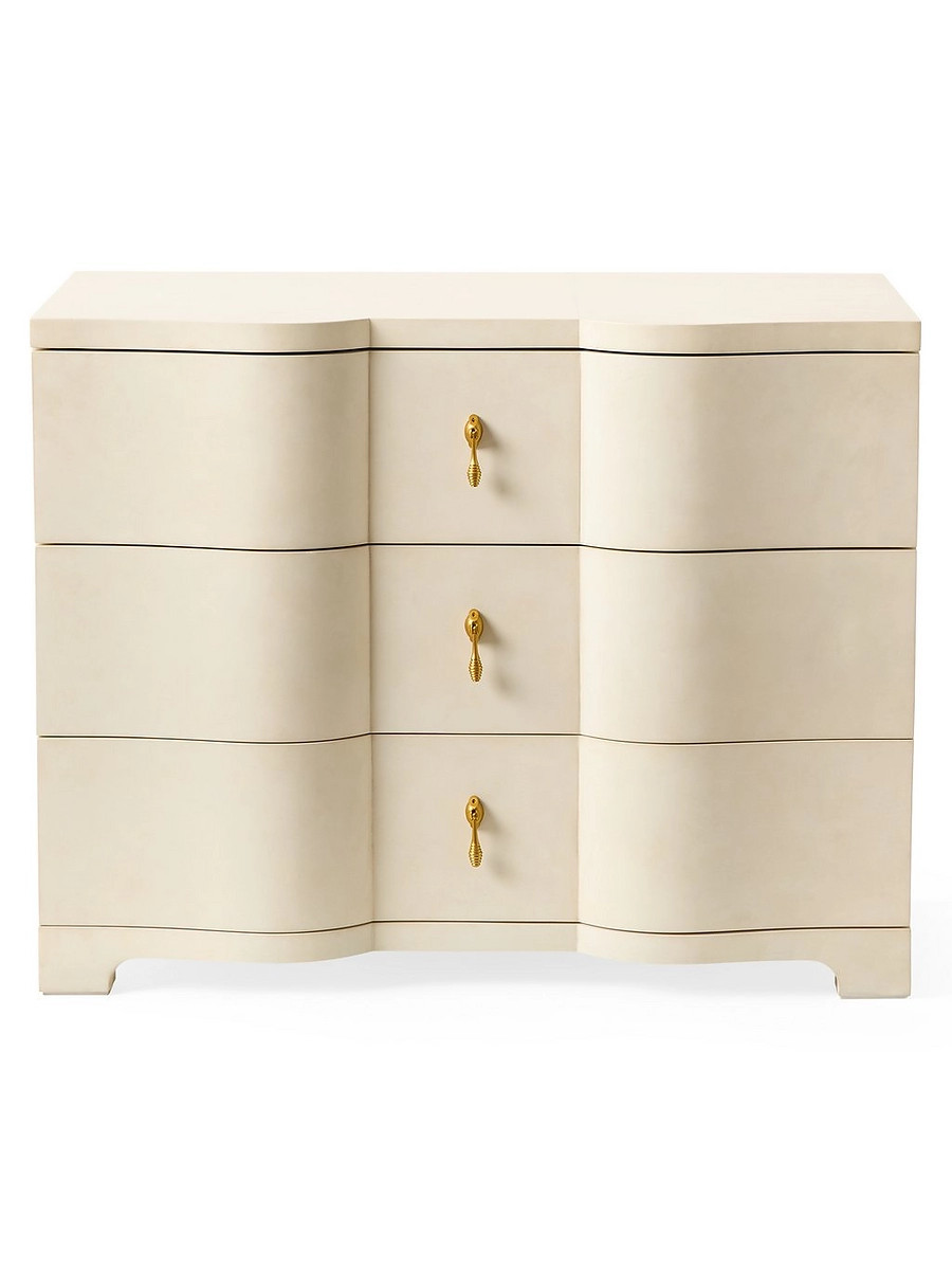 Monroe 3 Drawer Nightstand | Serena and Lily