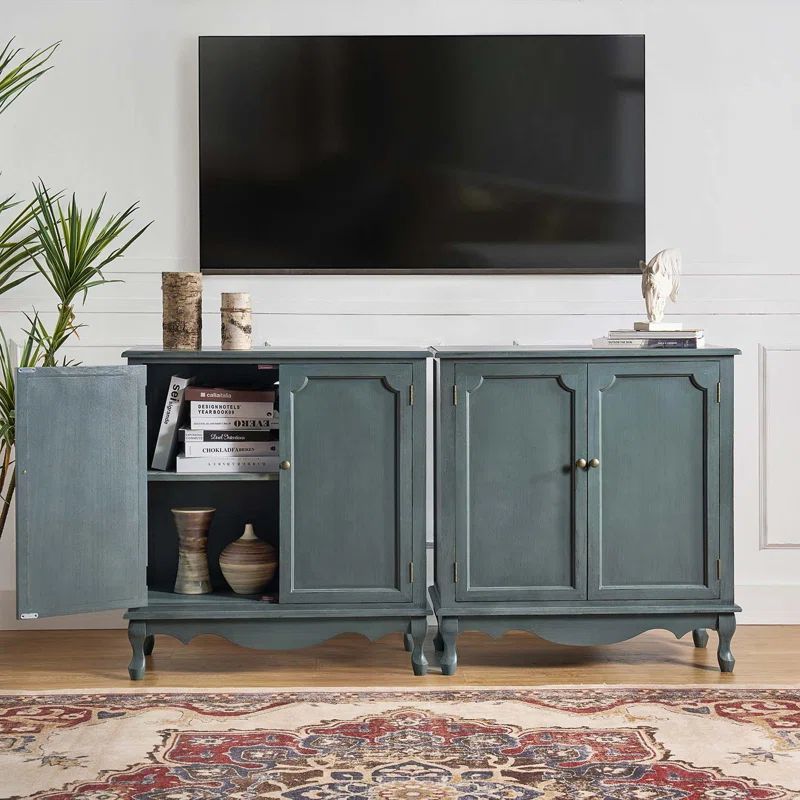 Arshawn Solid Wood Accent Cabinet | Wayfair North America