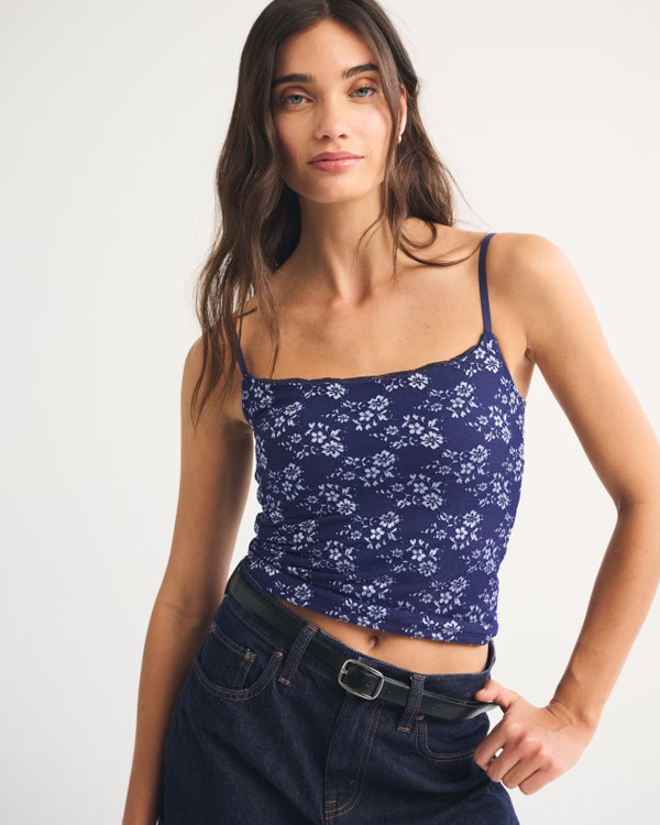 Bra-Free Lace 90s Cami | Abercrombie & Fitch (US)