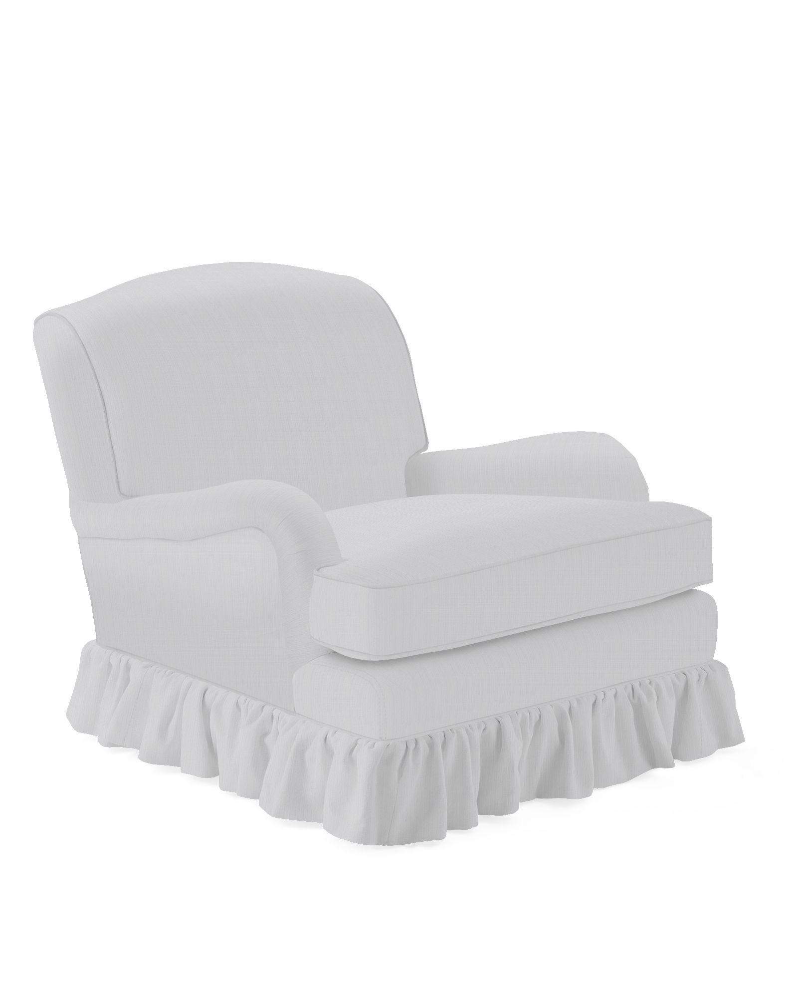 Miramar Chair with Ruffle Skirt | Serena and Lily