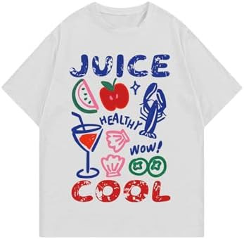 SweatyRocks Women's Fruit Shirts Funny Graphic Tees Short Sleeve Crewneck T Shirt | Amazon (US)