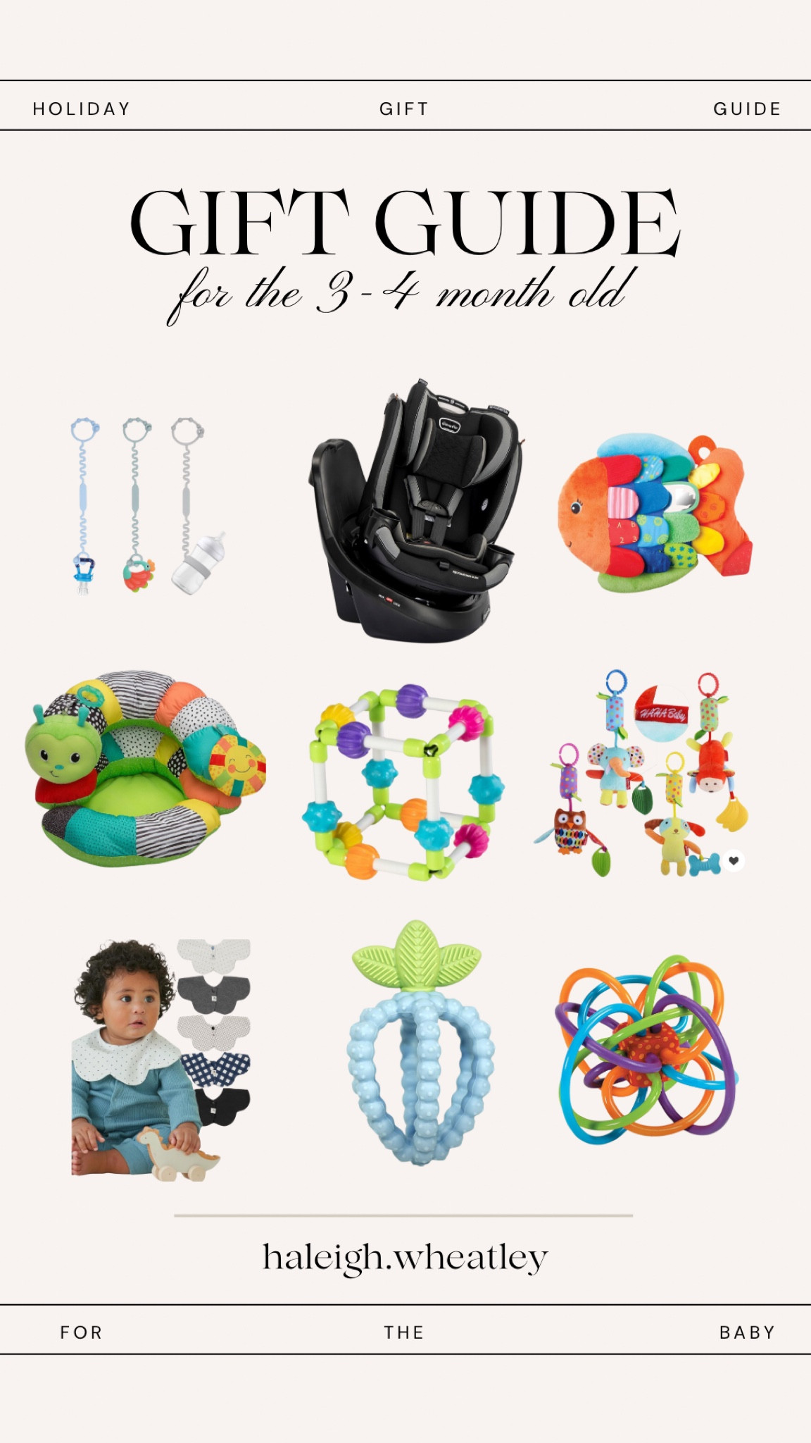 Christmas gift for the baby 🤍 these have been our favorite items for our 4 month old! #babygifts #registry #babyshower #toys

#LTKGiftGuide #LTKBaby #LTKBump