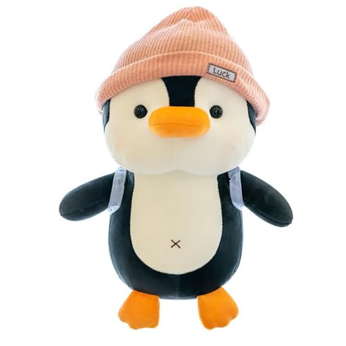 BSVOME 9 inches Penguin Stuffed Animals Soft Plush Cute Travel with Hat Backpack Doll for Boys Girls | Amazon (US)