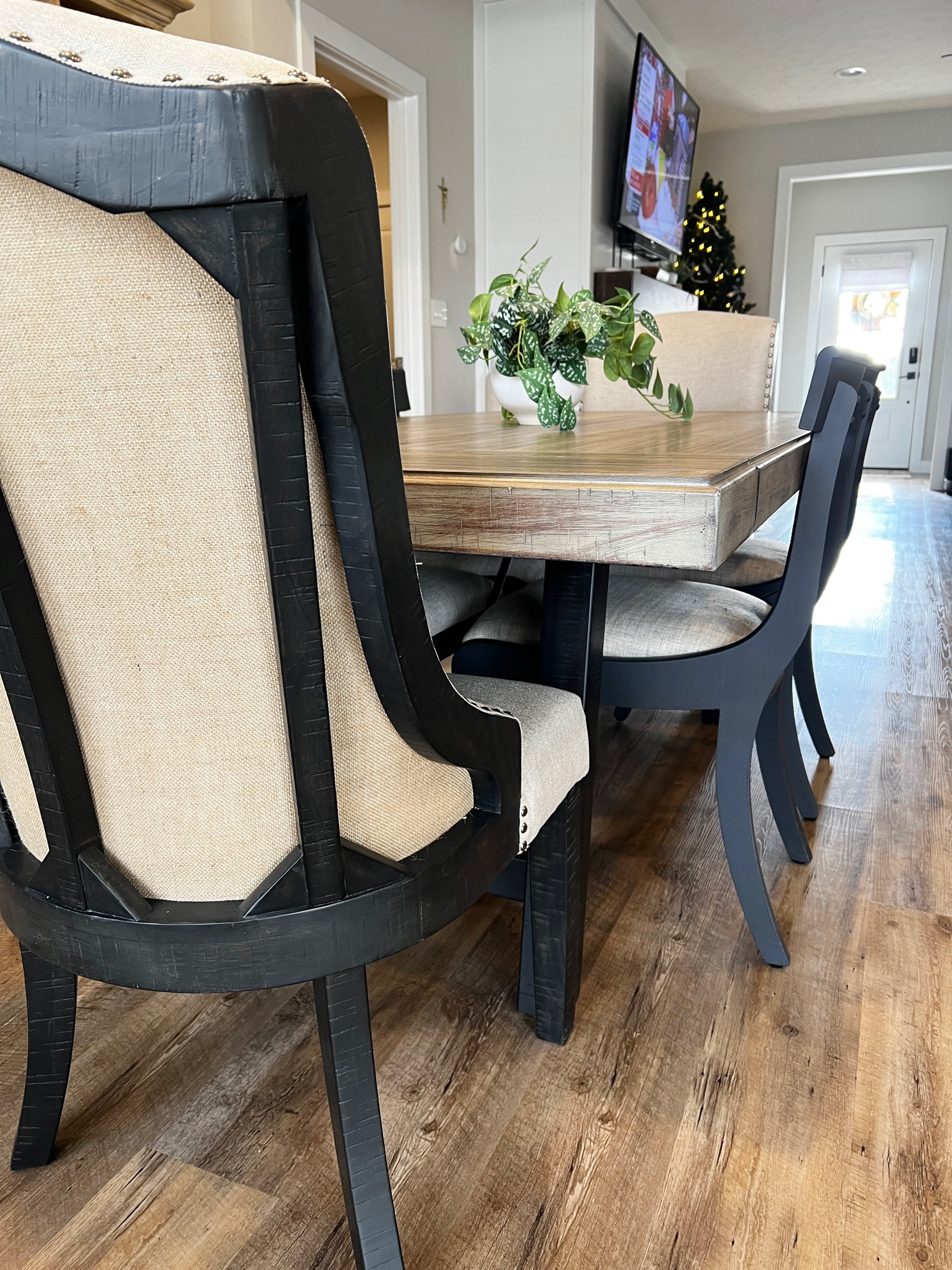 Dining table and captains chairs Ashley furniture

#LTKhome
