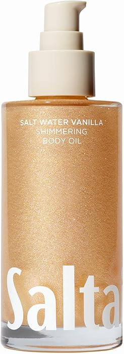 Saltair Shimmering Body Oil \u2013 Scented Dry Oil Moisturizer with Light-Reflecting Pearl Pigmen... | Amazon (US)