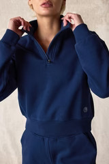 The Comfort Women’s 1/4 Zip Cropped Sweatshirt | MPG Sport