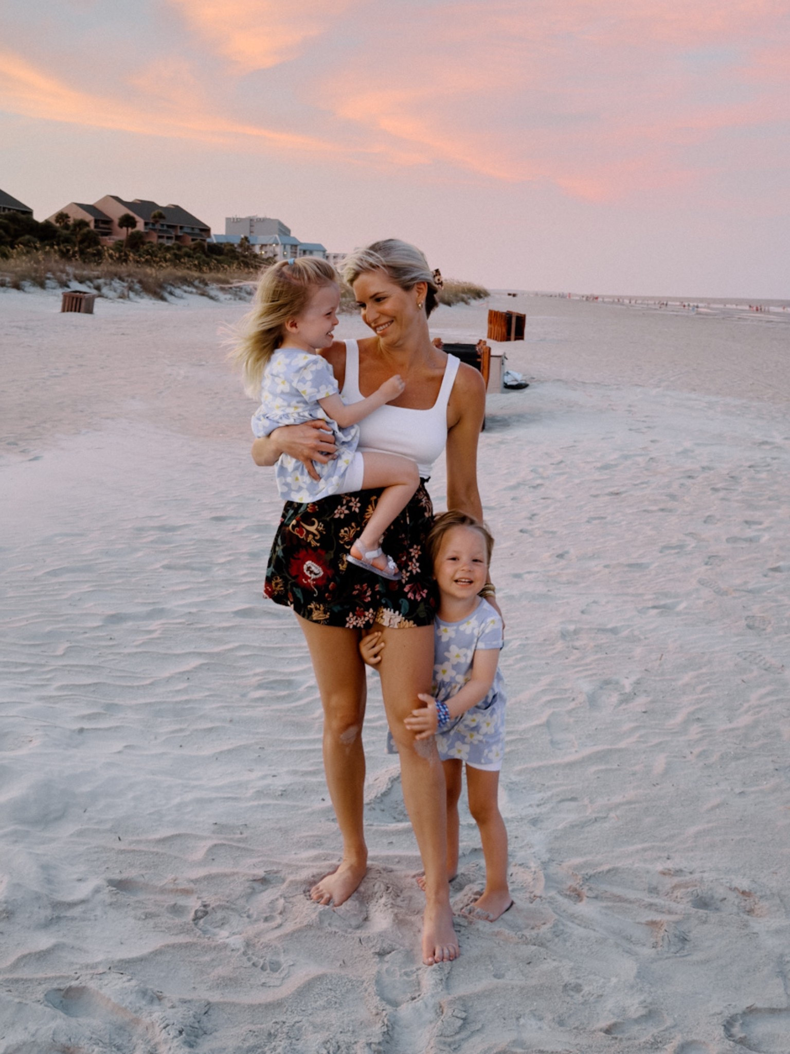 This golden hour on the beach + these floral shorts from the Nordstrom Anniversary Sale = the perfect end to our Hilton Head trip 🌅🩷 

 #LTKdayinmylife #LTKSeasonal #LTKTravel