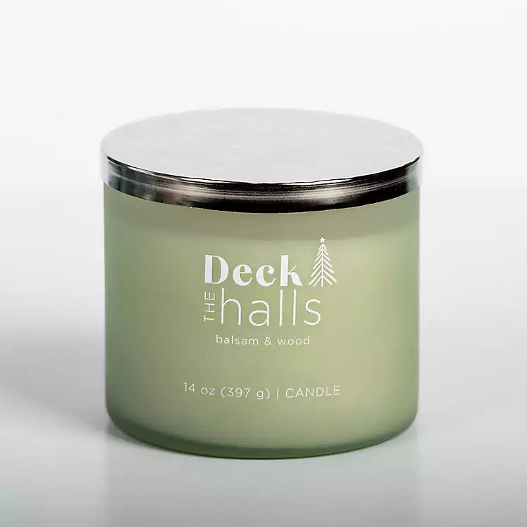 New! Deck the Halls Pine Jar Candle | Kirkland's Home