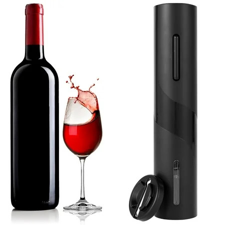 ALIMARO Electric Wine Bottle Opener with Safe Tin Cutter Automatic Electronic Corkscrew Battery Oper | Walmart (US)