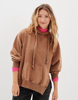 AE Oversized Hangout Hoodie | American Eagle Outfitters (US & CA)