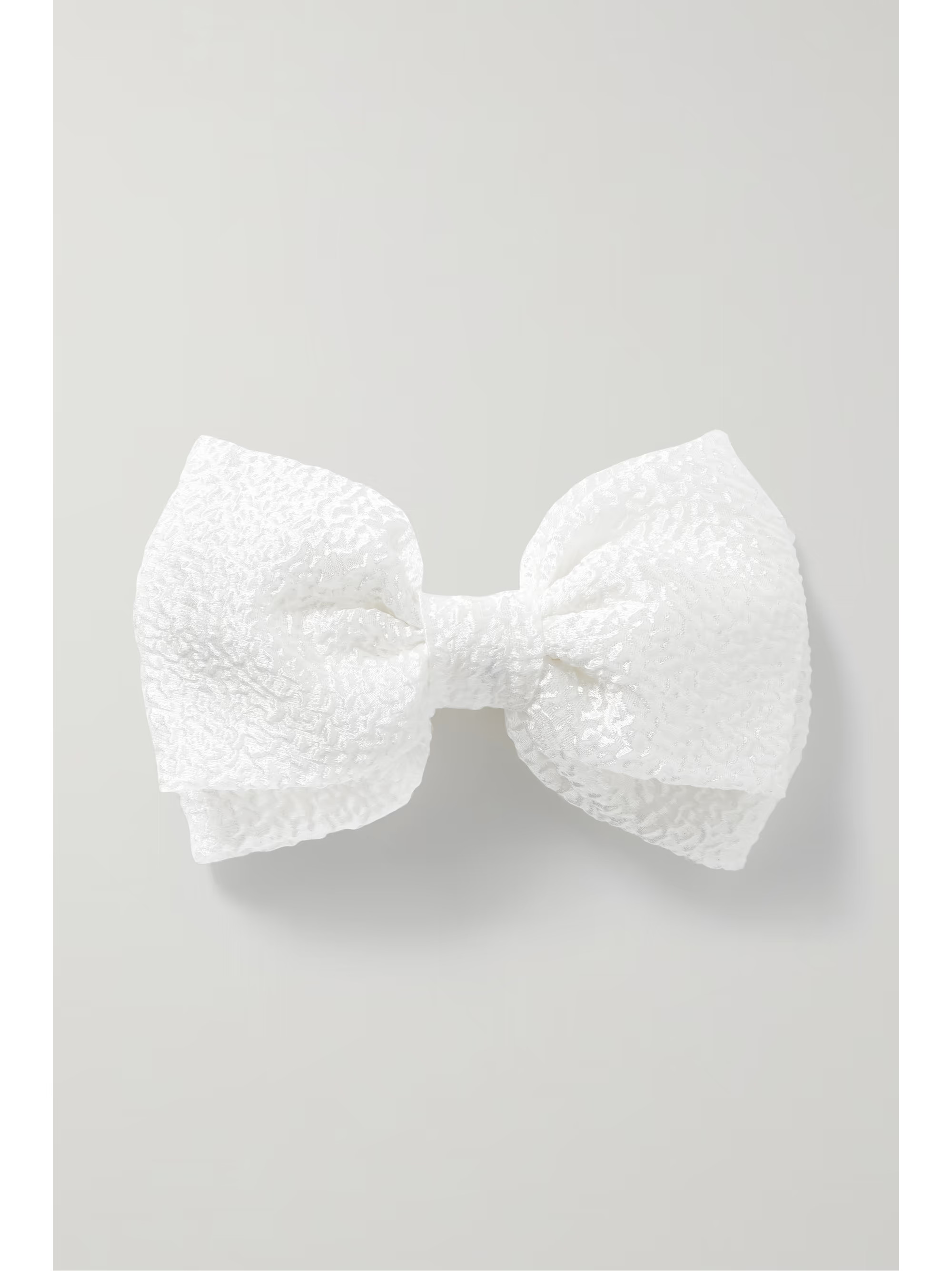 Sara hammered silk-satin hair clip | NET-A-PORTER (UK & EU)