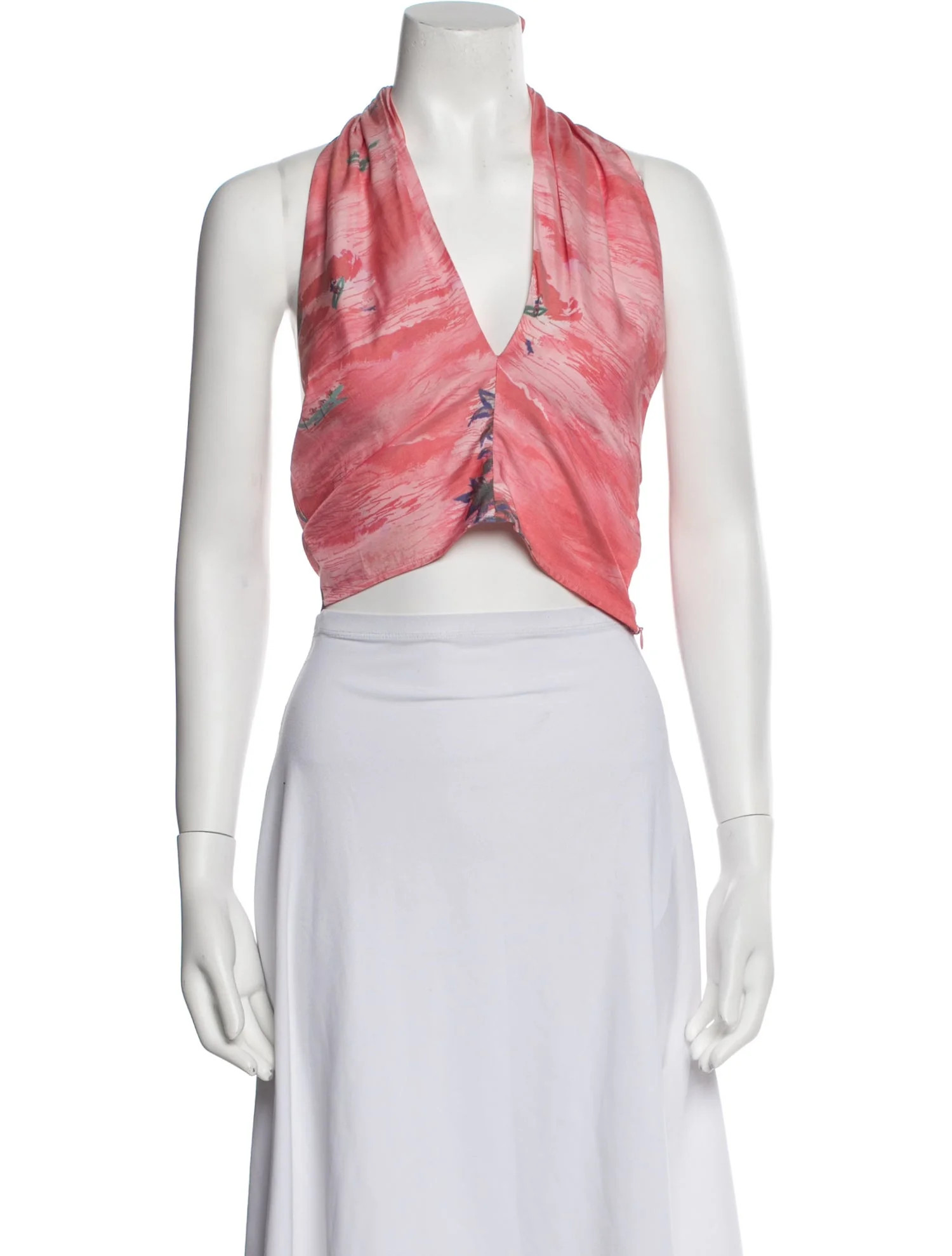 Halterneck Sleeveless Crop Top | The RealReal