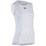 Sugoi Women's RS Sleeveless Base Layer Jersey, White, Medium | Amazon (US)