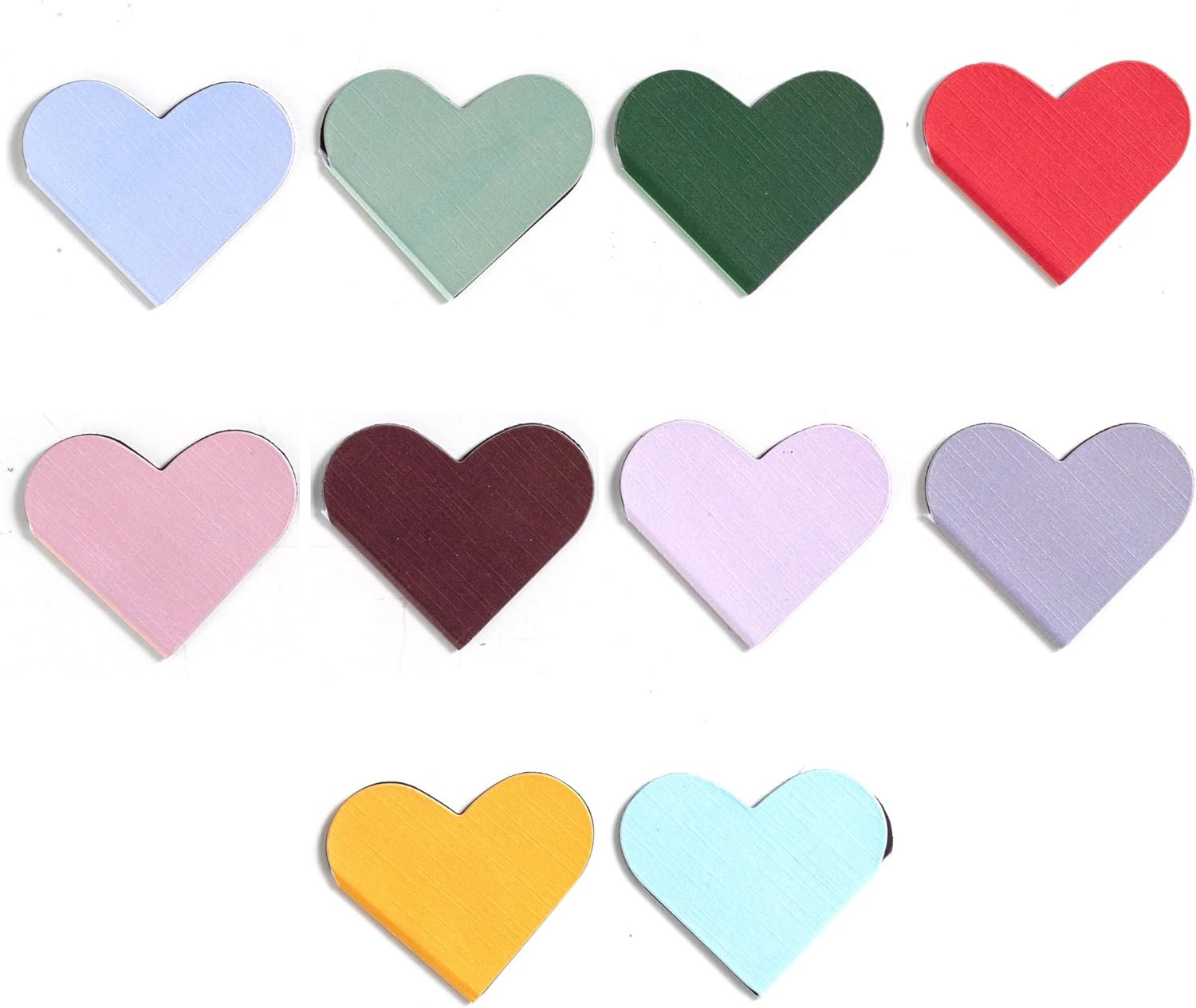 10 Pack Heart Cute Magnetic Bookmarks Bulk for Books, Assorted Magnetic Page Corner Bookmarks for... | Amazon (US)