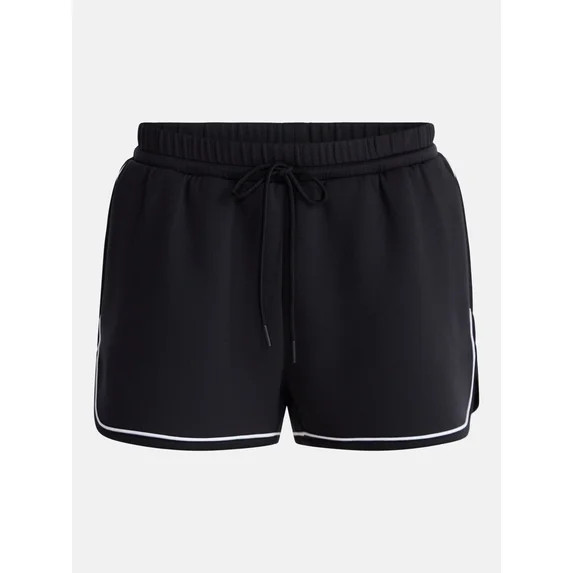 Aiva Women's Pique Knit Dolphin Shorts, 2.5" Inseam, Sizes XS-XXL | Walmart (US)