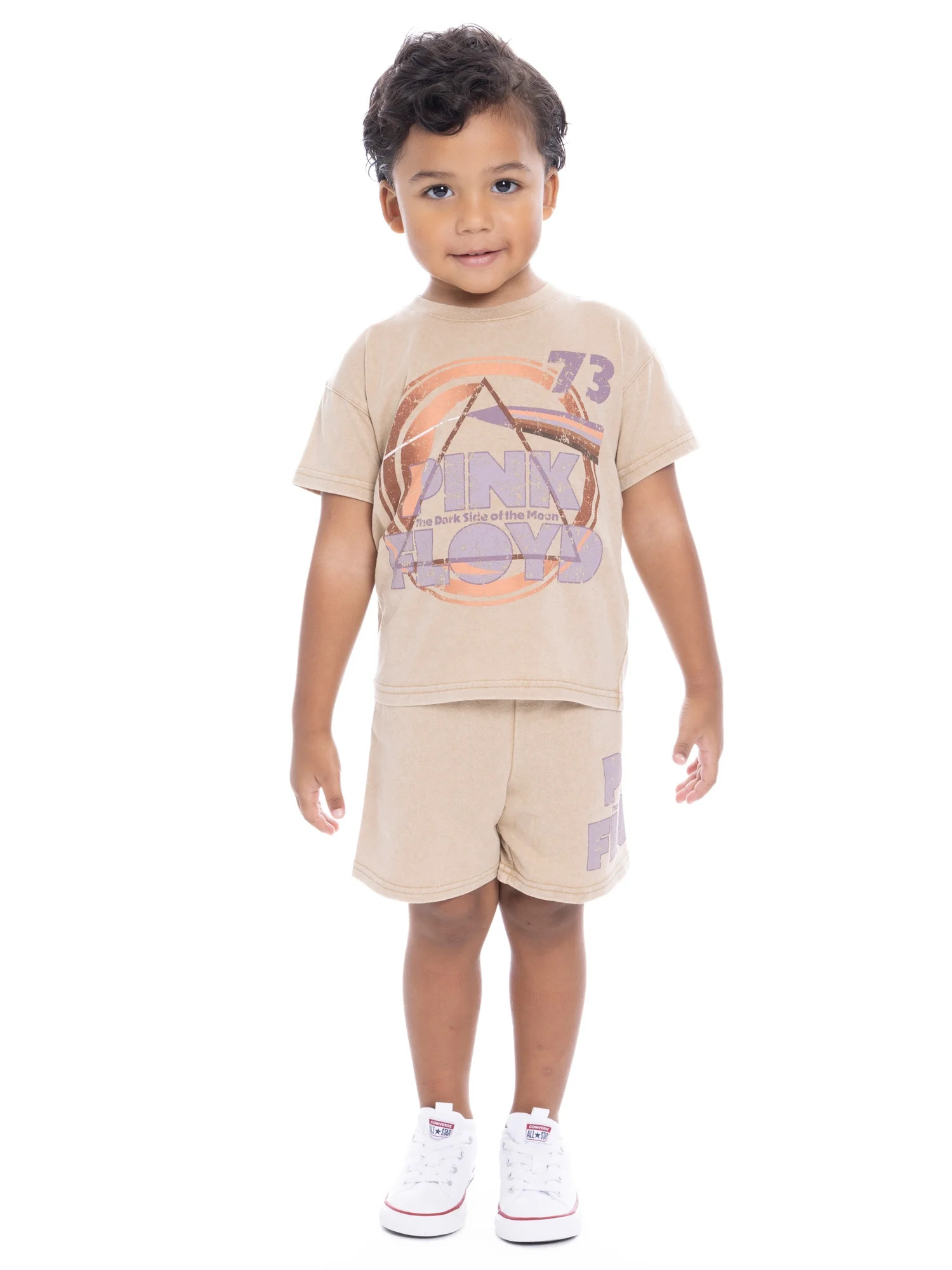 Pink Floyd Toddler Boys Graphic Tee and Shorts Set, 2-Piece, Sizes 12M-5T | Walmart (US)