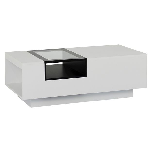 Camie Modern Two-Tone Coffee Table White - HOMES: Inside + Out | Target