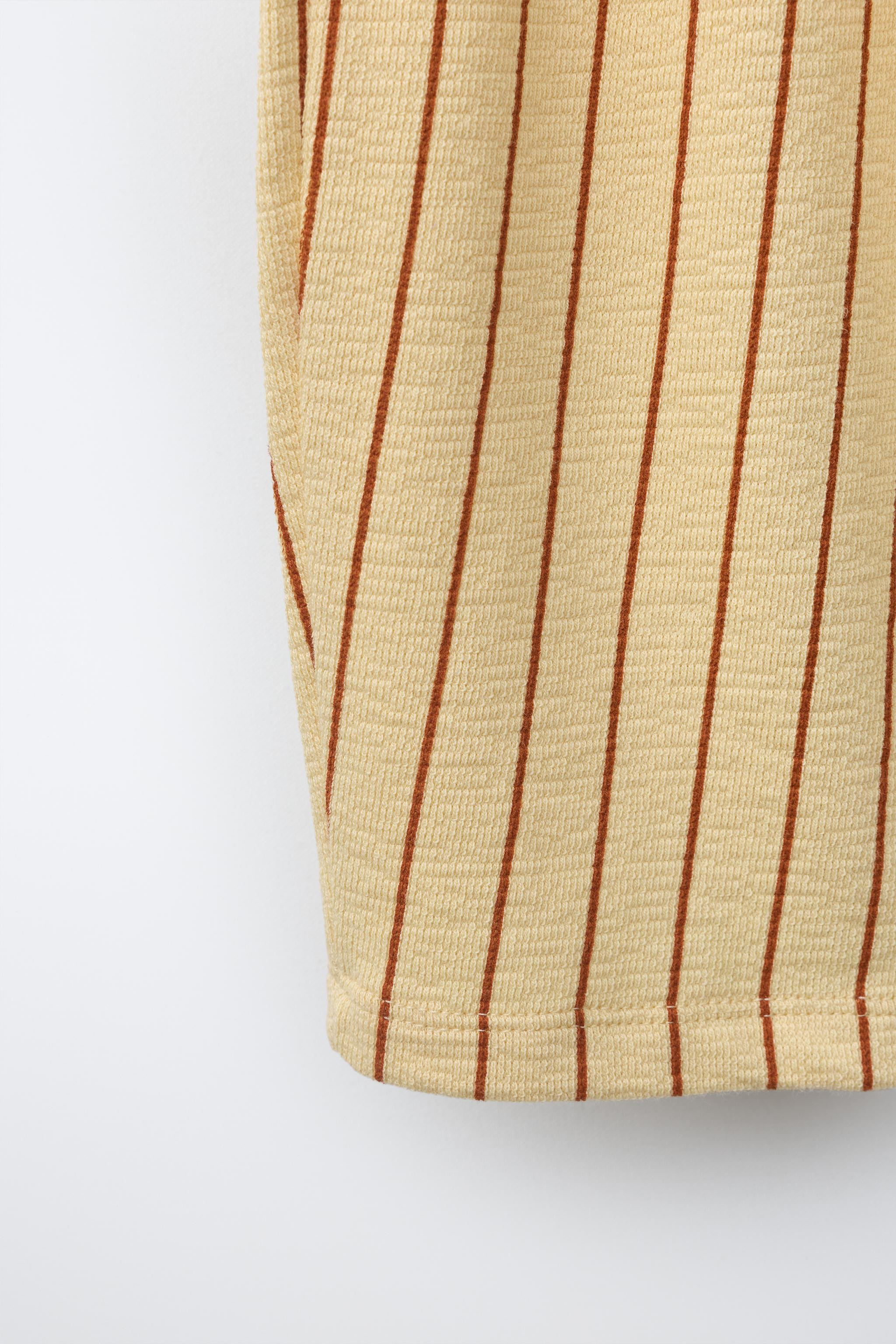 STRIPED BALLOON TROUSERS | Zara UK