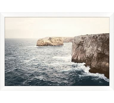 Crashing Waves Framed Print | Pottery Barn (US)