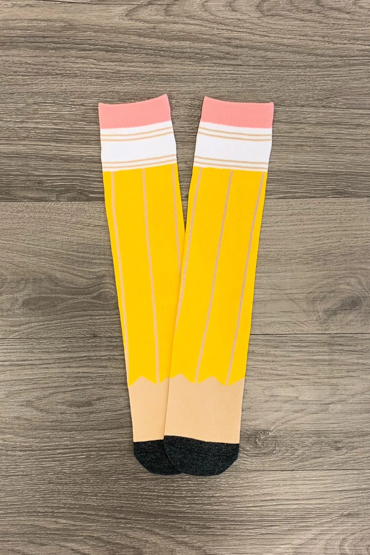 Pencil Knee High Socks | Sparkle In Pink