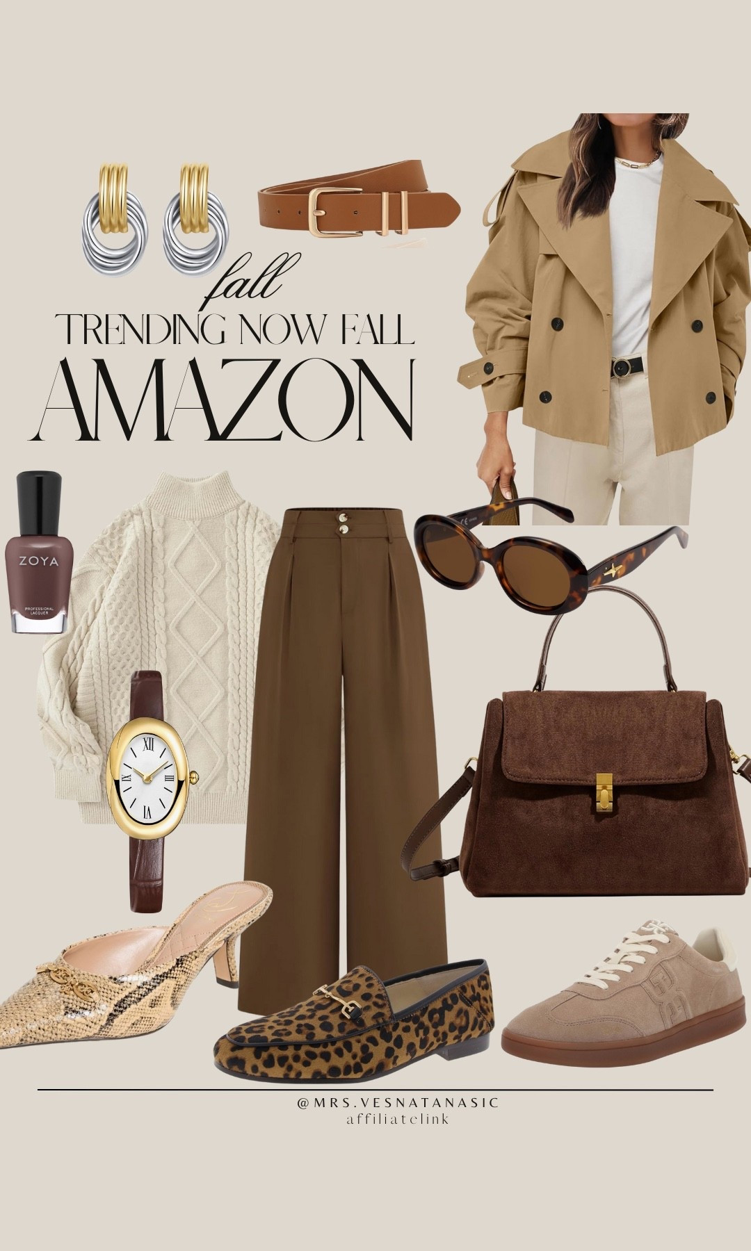 Trending now for fall Amazon fashion finds! 

#amazon #amazonfashion #outfit #teacheroutfit #suede #brown #shoes #bag #watch #jacket #nails #neutral 

#LTKWorkwear #LTKStyleTip #LTKShoeCrush