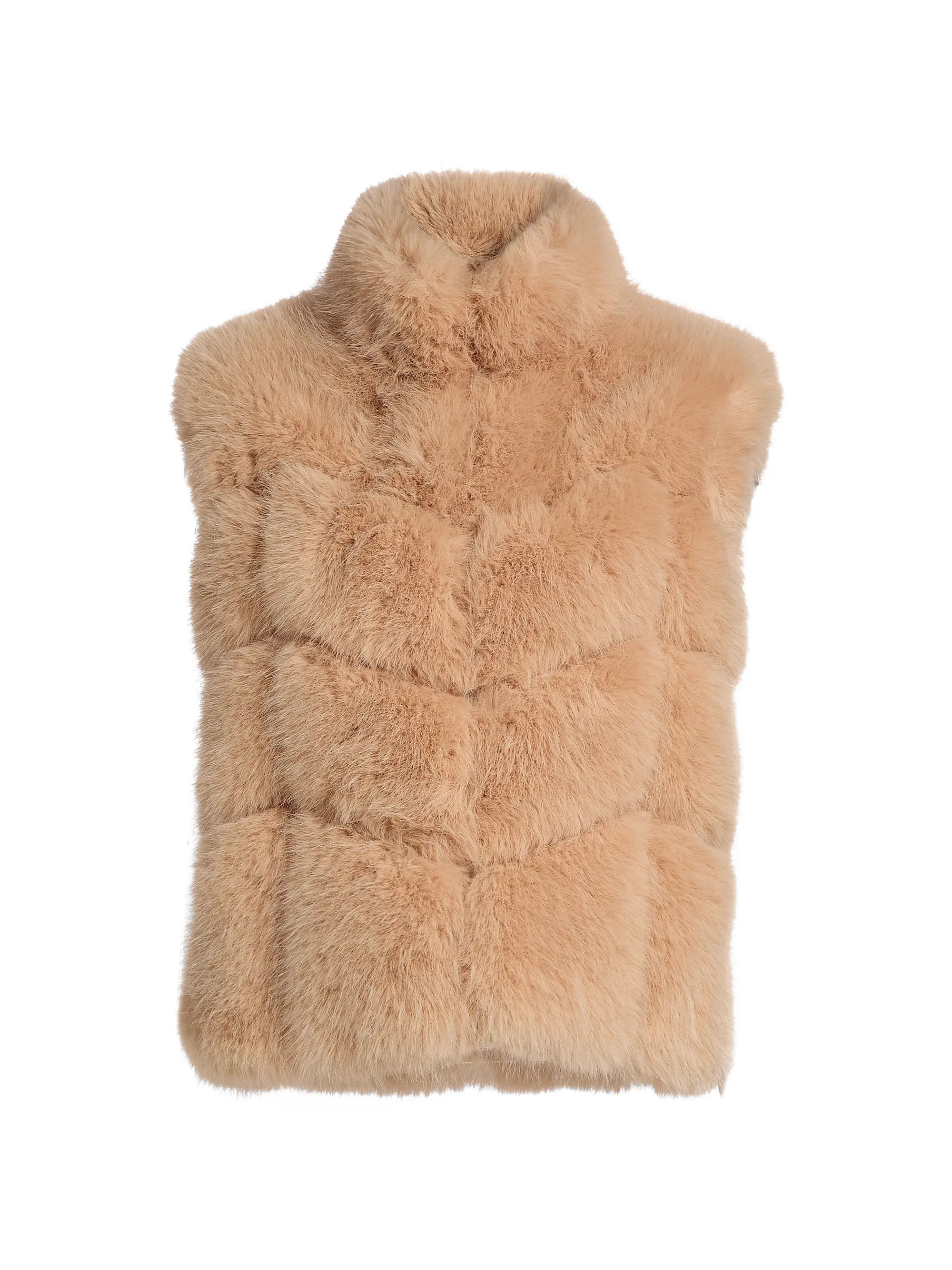 Generation Love Rosario Chevron Faux-Fur Vest | Saks Fifth Avenue | Saks Fifth Avenue