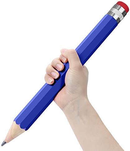 Giant Pencils for Prop/Gifts/Decor - 14 Inch Jumbo Wooden Big Novelty Pencil with Cap for Schools... | Amazon (US)