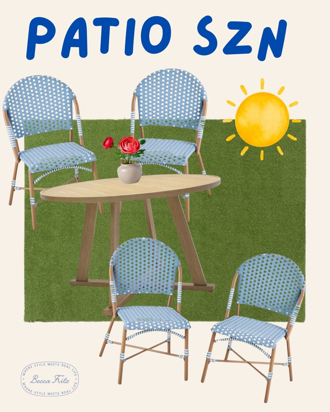Ordered tonight, arrives tomorrow + I can’t wait ☀️

I’ve been looking for something that works for how we actually use our patio and this Better Homes & Gardens Lilah set feels just right. Perfect for our smaller family dinners, morning coffee, and everyday moments, with plenty of other seating out there when we have a full house.

It has that classic bistro feel but still functions for real life…which is exactly what I wanted.

I’ll share once it’s set up 🤍
🔗 Linked everything for you 👇🏼

#LTKhome #LTKseasonal #walmartcreator #parisvibes #patioseason

#LTKHome #LTKSeasonal #LTKmorningroutine