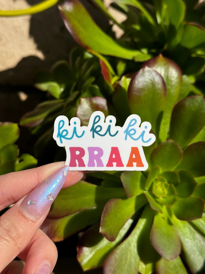 Ki Ki Ki Daniel Ricciardo F1 Sticker | F1 Cute Sticker | Cute Sticker For Notebooks, Water Bottle... | Etsy (US)