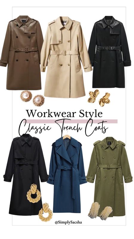 A true wardrobe staple, the classic trench coat transcends trends, remaining a symbol of enduring fashion for every season. ✨

#LTKworkwear #LTKstyletip