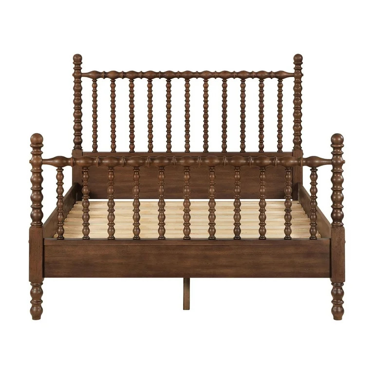 Pioneer Woman Harper Queen-Size Spindle Bed, Homestead Brown - Walmart.com | Walmart (US)