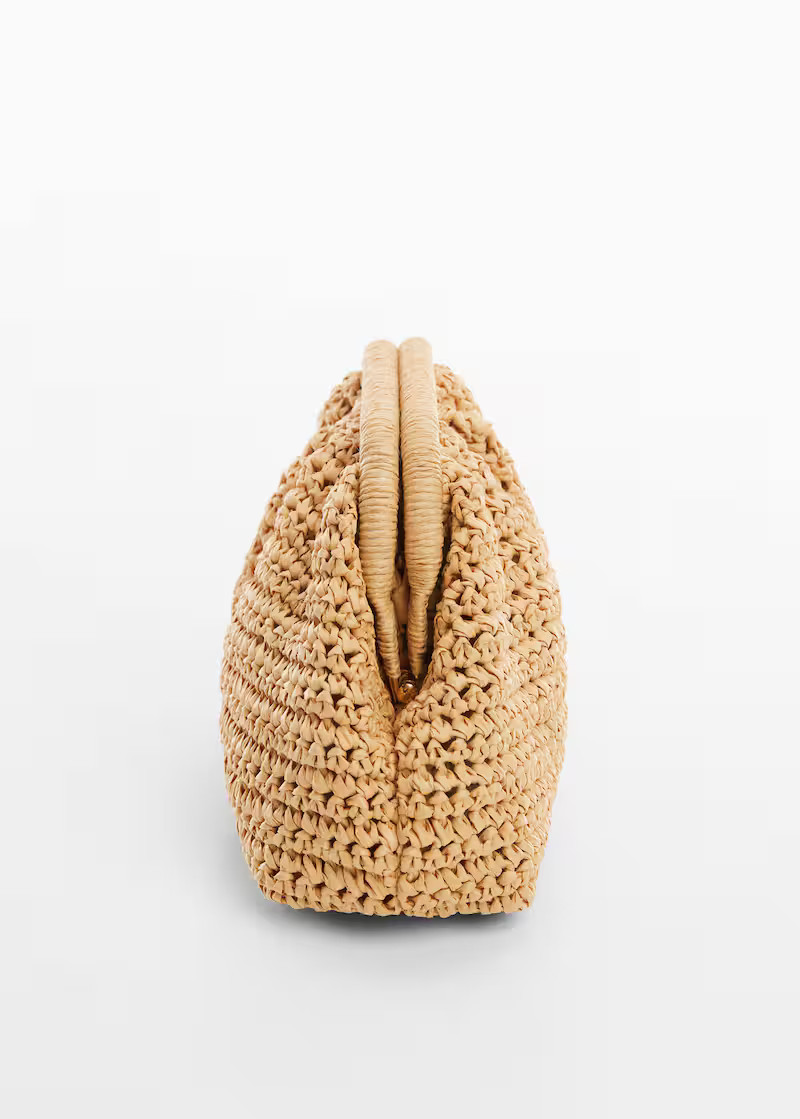 Natural fibre handbag -  Women | Mango United Kingdom | MANGO (UK)