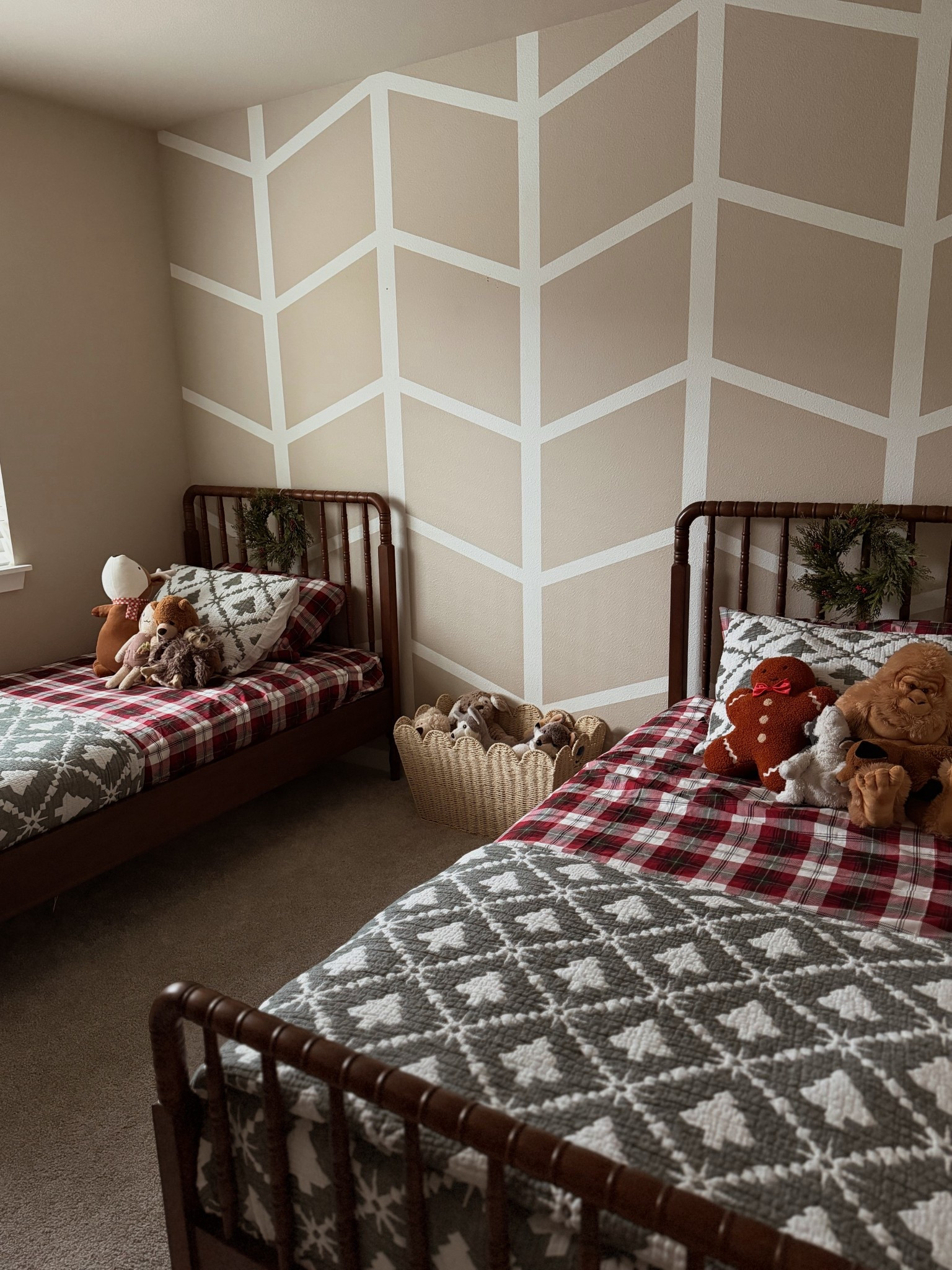 Kids Christmas room! Love this bedding from target.  

#LTKKids #LTKHome #LTKHoliday