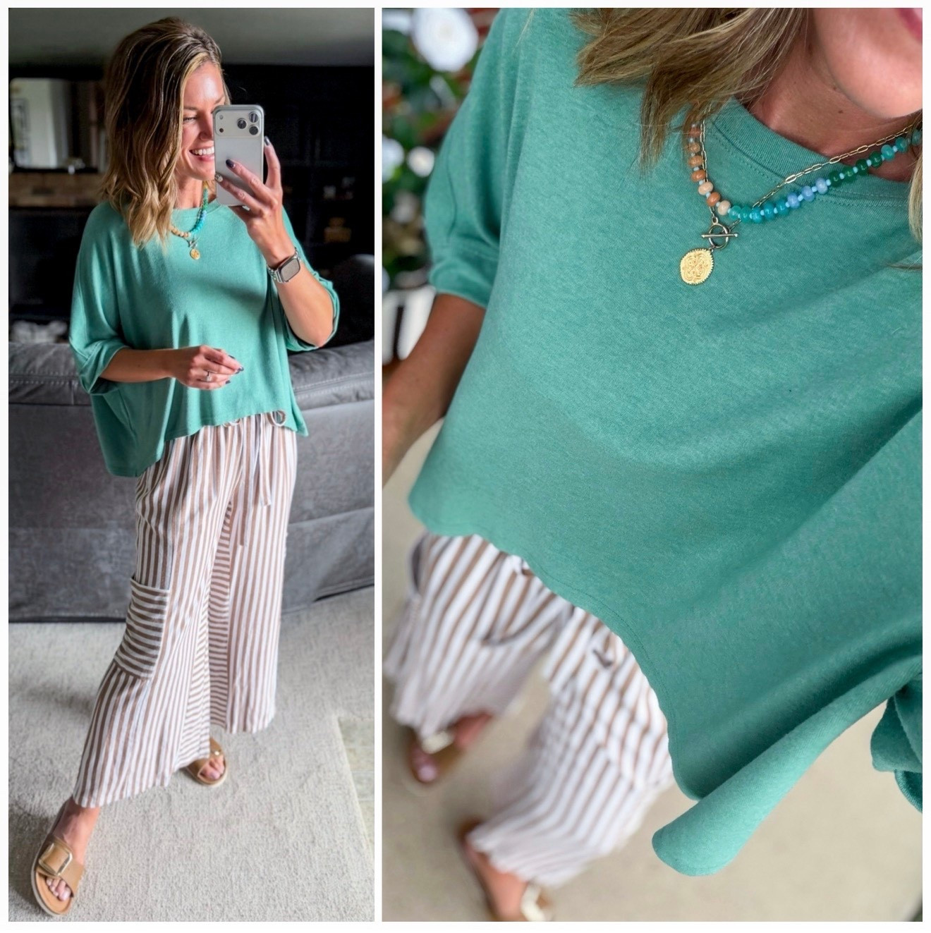 Casual, comfy and cute!! 
Tee/ small
Pants/ medium 

#LTKSeasonal #LTKmomlife #LTKootd