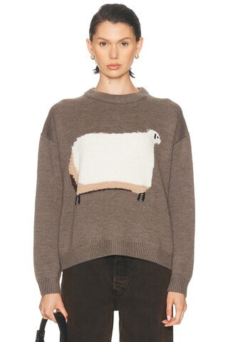 Staud Giada Sweater in Grey | FWRD 