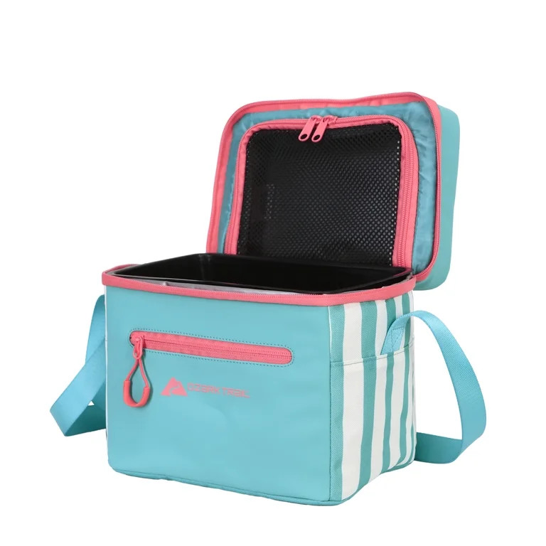 Ozark Trail Small Coated Cooler with Removable Hardliner, 6 Can Capacity, Summer Vibes Collection... | Walmart (US)