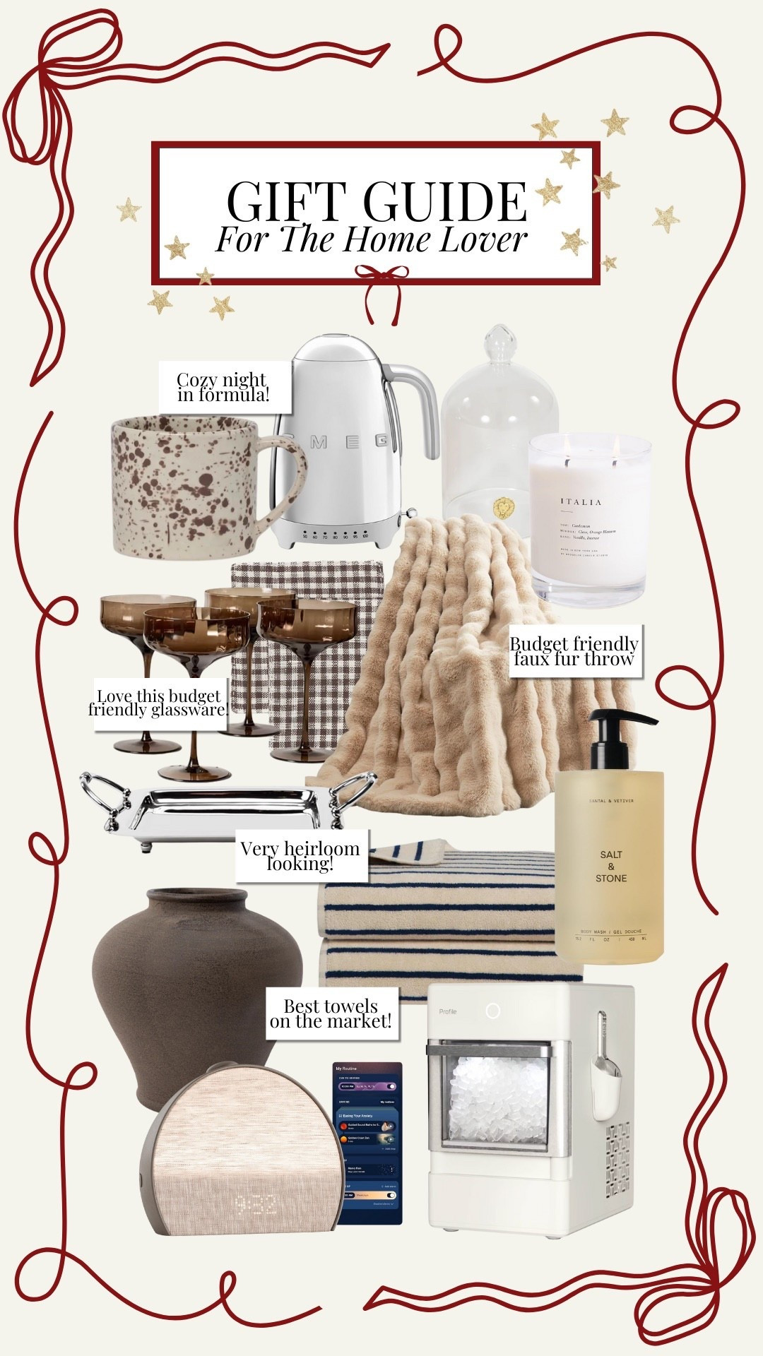 Gift Guide - For the Home Lover!

Gift guides, christmas gifts, Black Friday shopping, gifts for the home lover, gifts for the homebody, gifts for the home decor lover 

#LTKHoliday #LTKCyberWeek #LTKGiftGuide