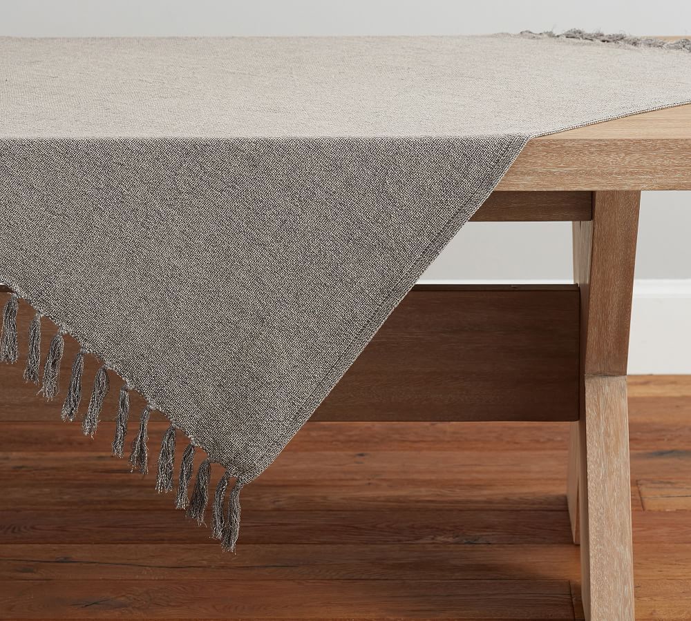 Mason Cotton/Linen Table Throws | Pottery Barn (US)