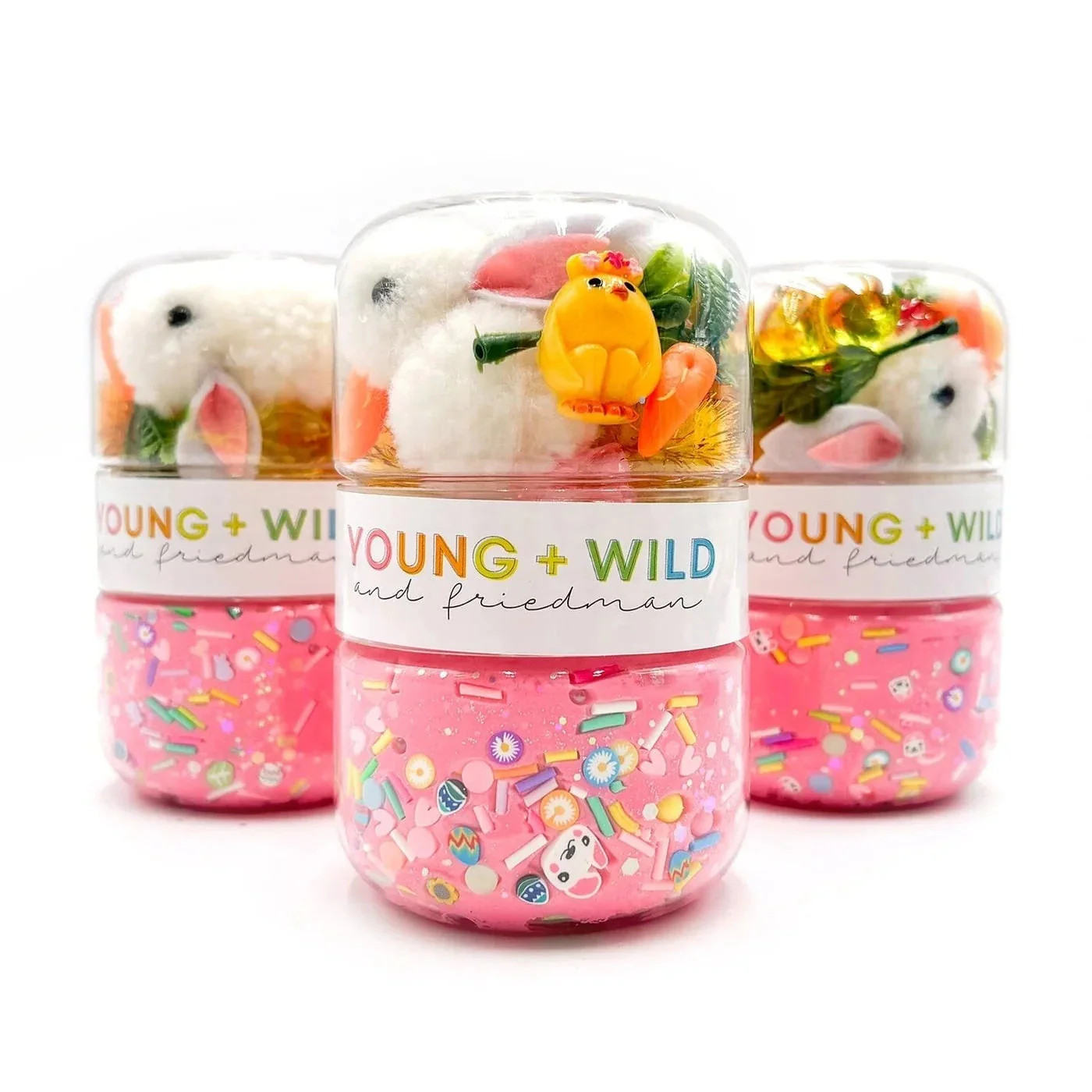 Grab & Go Dough Jar - Fluffy Bunny | The Horseshoe Crab