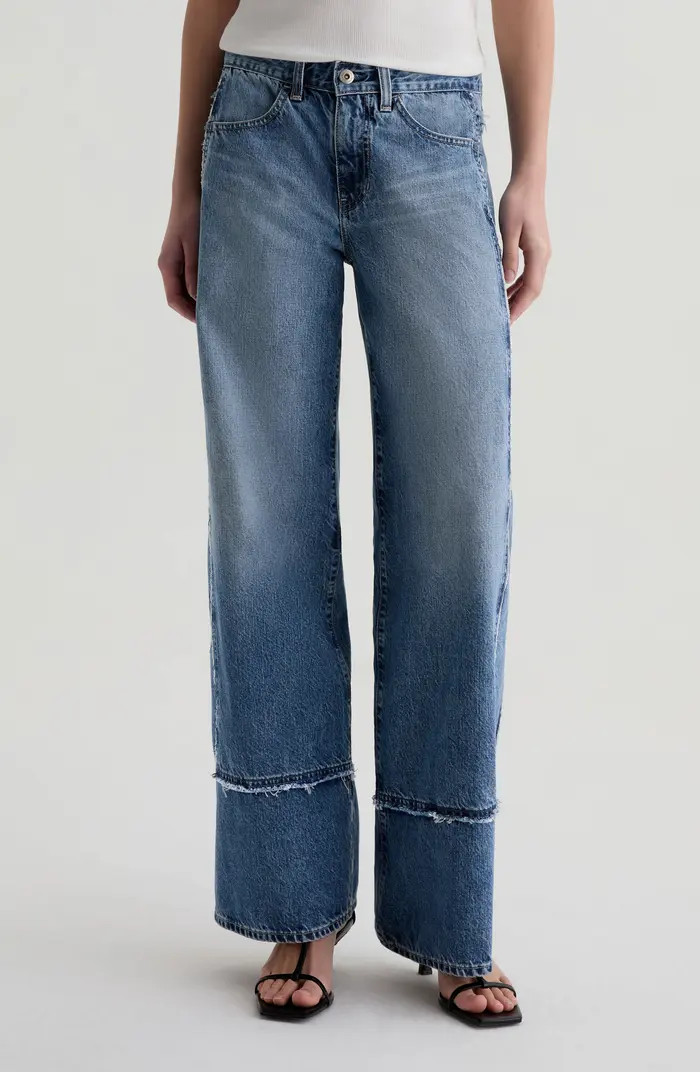 Adria Low Rise Baggy Wide Leg Jeans | Nordstrom